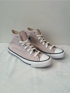 Converse Chuck Taylor All Star High Top Sneakers Blush Pink Canvas Size 8